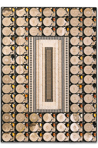 œuvre nommée "Polyswitch" : sculpture murale cybertrash de Rémy Tassou (vue principale)