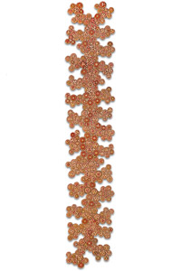 Œuvre nommée " Motraxx ": sculpture murale Cybertrash de Rémy Tassou.