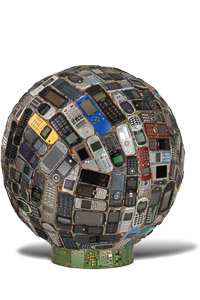 Œuvres d'art du sculpteur Rémy tassou nommées "Black Berry" (vue principale)