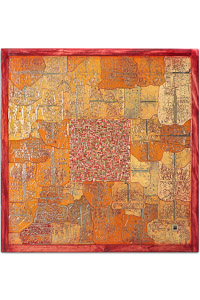 Œuvre nommée "IBM 3750" : sculpture murale cybertrash de Rémy Tassou. (vue principale, vignette)