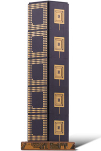 Faggin : totem cybertrash par Rémy Tassou (vue d'un 3/4) (vue principale)