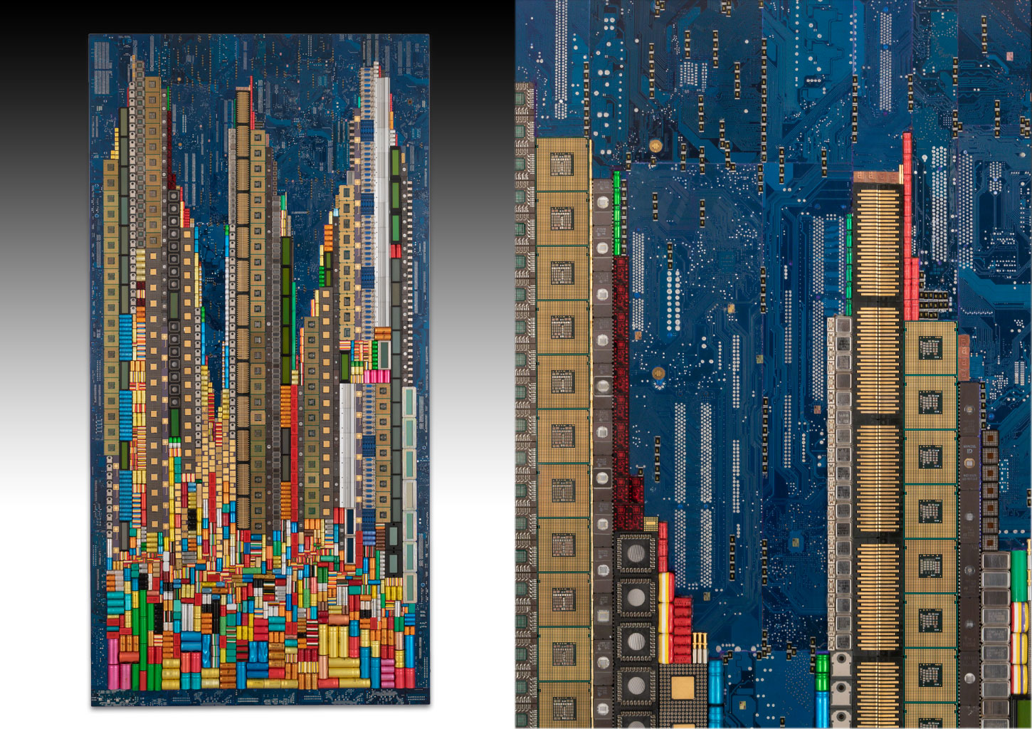 CLAUDE : sculpture murale de l'artiste sculpteur Rémy Tassou