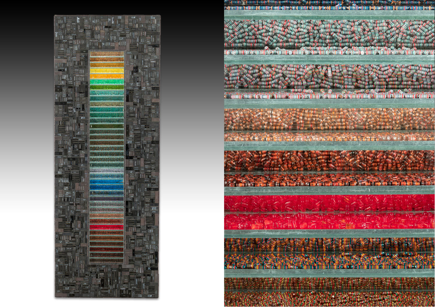 Ligthroom : sculpture murale de l'artiste sculpteur Rémy Tassou