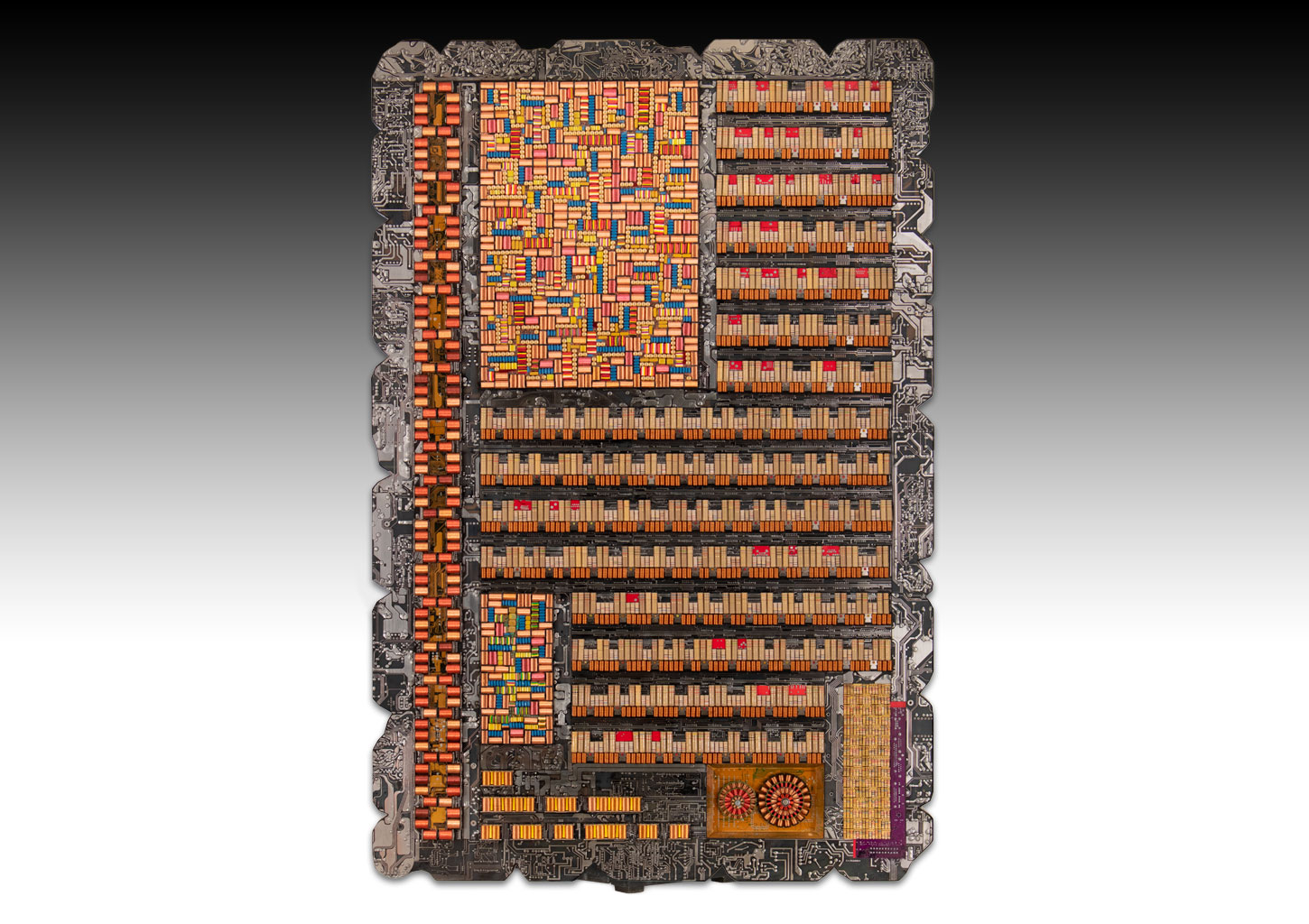 Codex : sculpture murale de l'artiste sculpteur Rémy Tassou