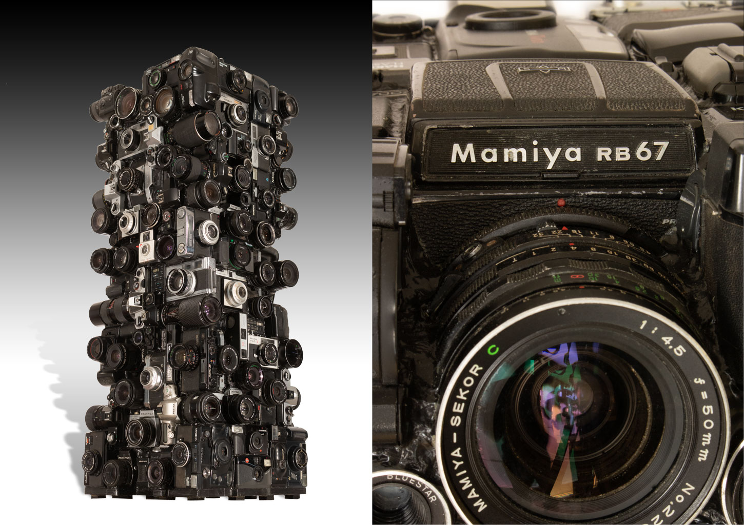 Mamiya : sculpture Totem de l'artiste sculpteur Rémy Tassou