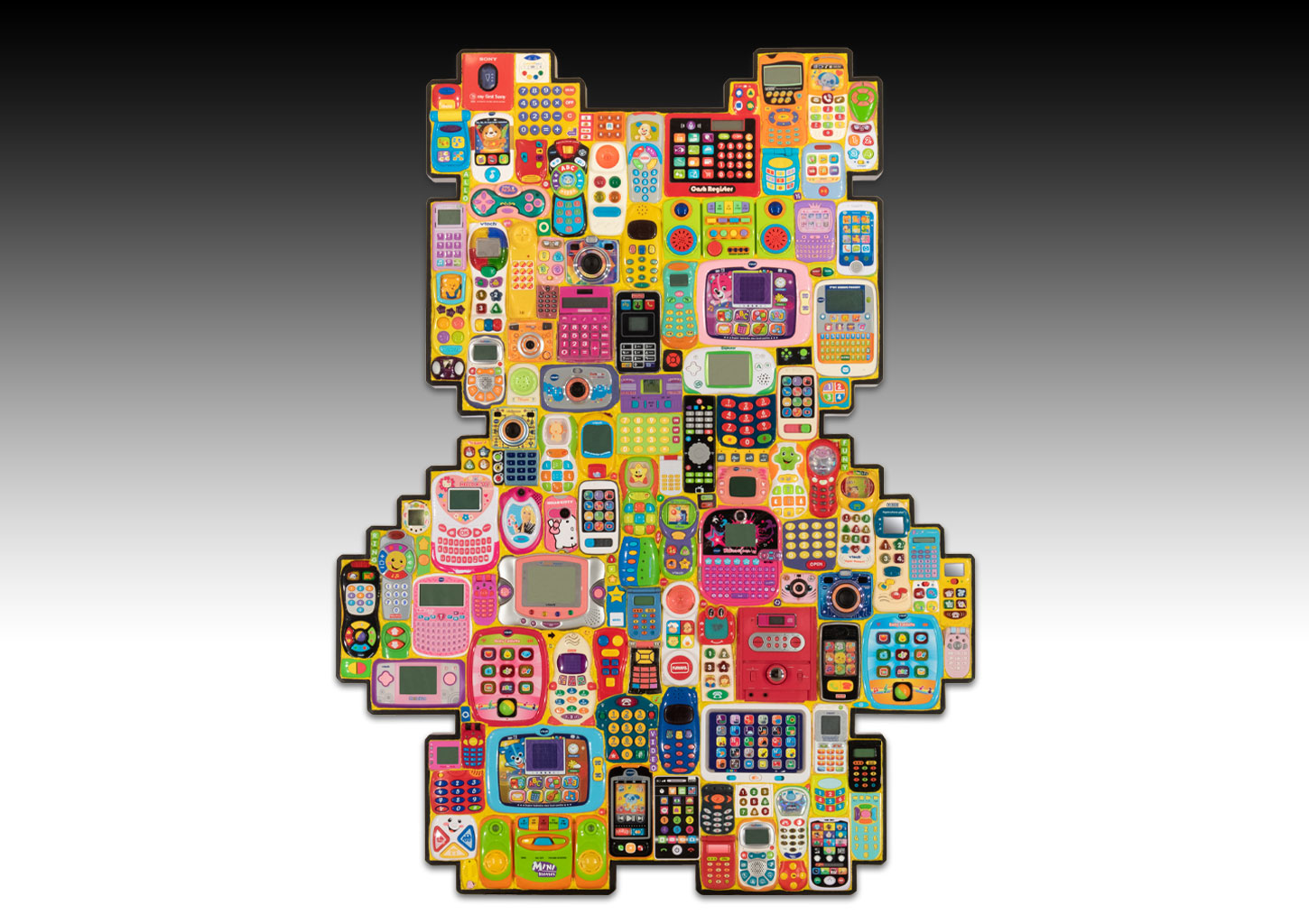 Rigolophone : sculpture murale de l'artiste sculpteur Rémy Tassou