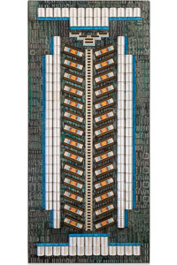 Œuvre nommée "Bull" : sculpture murale cybertrash du sculpteur Rémy Tassou. (principale)(vignette)